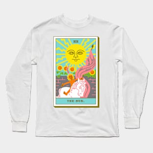XIX - The Sun - Tarot Card Long Sleeve T-Shirt